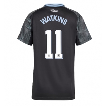 Billige Fotballdrakt Aston Villa Ollie Watkins #11 Replika Bortedrakt Dame 2025-26 Kortermet